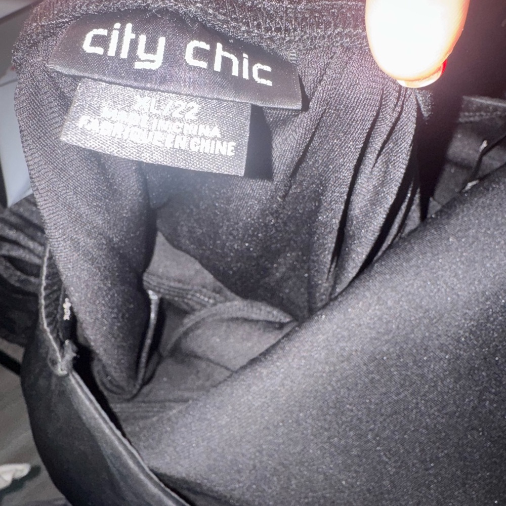 City Chic Black Strapless Gown - Picture 2 of 3